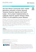 Screenshot 2022-08-19 at 125751 The East African Community (EAC) mobile laboratory networks in Kenya, Burundi, Tanzania, Rwanda, Uganda, and South Sudan—from project implementation t
